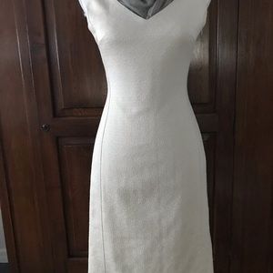 PIAZZA SEMPIONE IVORY SLEEVELESS DRESS $79.00